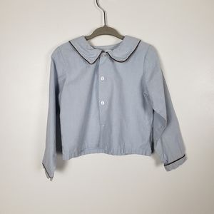Royal Child 4T collared shirt blue and brown
